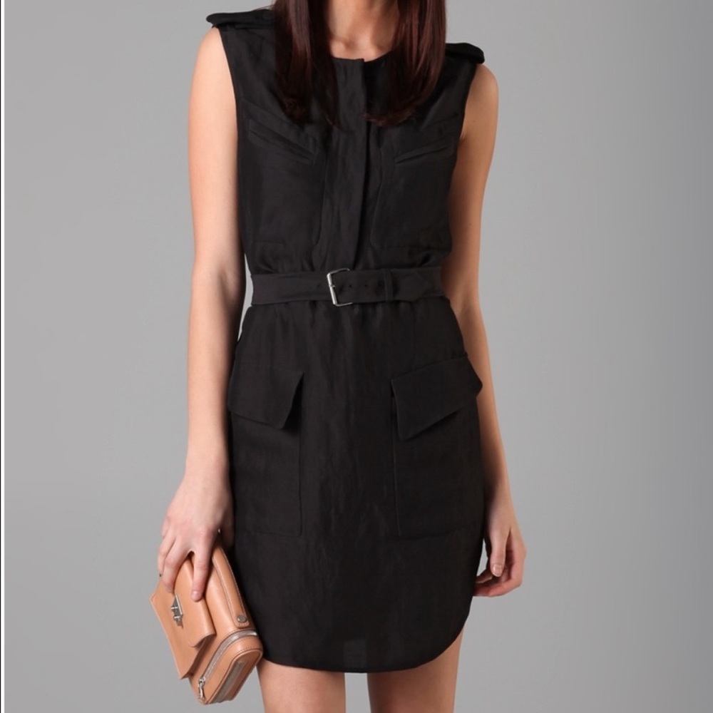 Phillip Lim Open Back Safari Dress